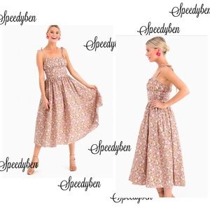 MDS Stripes Floral Cami Dress size 4